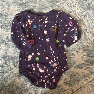 True Religion Purple Splatter Long Sleeve